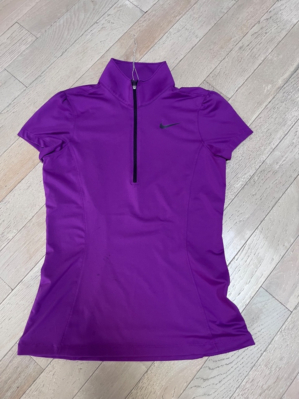 Nike Women's Purple and Black Polo-shirts size small